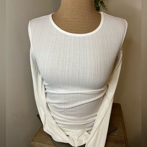 Zara White LS